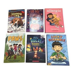 Set of 6 books (including two graphic novels)